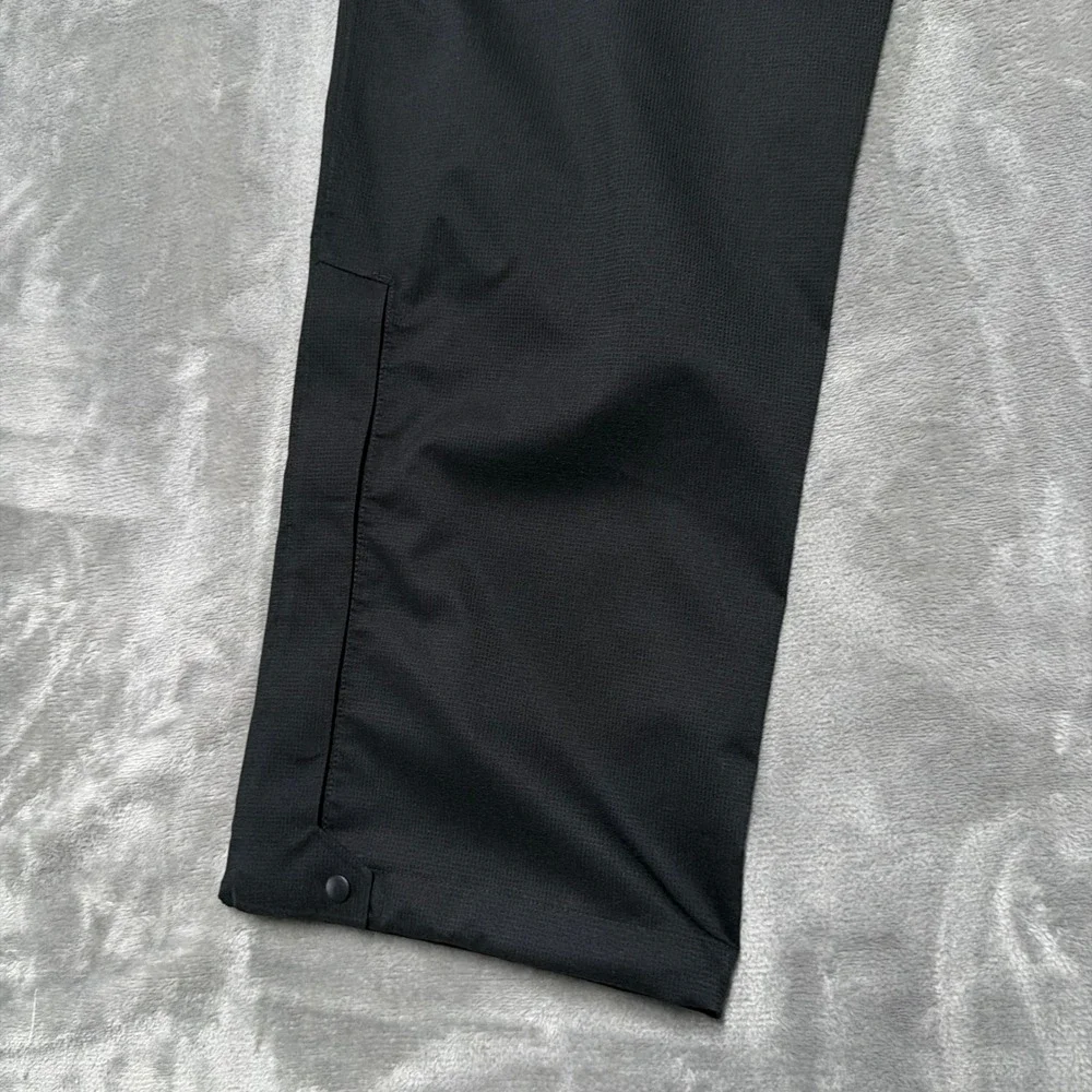 REI‎ E1 Elements Rain Pants Mens XL 30L Black Waterproof Hiking Outdoor Trail
